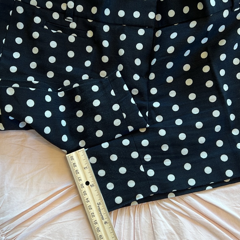 LOFT Black Polka Dot Shorts - Picture 10 of 16